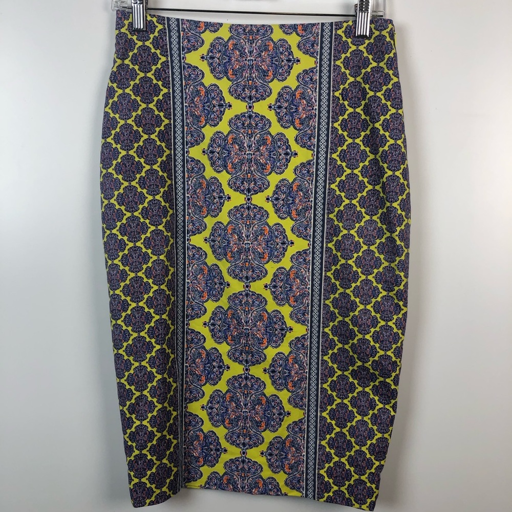 The Limited sz 4 vibrant pencil skirt - Picture 1 of 6